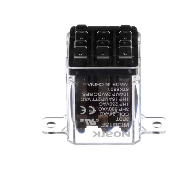 Fits Lennox 2EP0146 Heat Relay, 24VAC Coil, 3PDT for KCC240S4-01, KCC210S4-01, KCC180S4-01