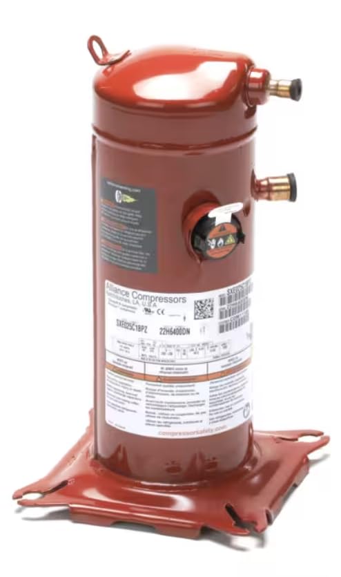 Fits Trane terminalventing.com Alliance Compressors Natchitoches, LA, USA cRU®us CE 22H6400DN COM1118 compressorsafety.com Compressor, 200-230 Volt, 60HZ, 1PH, 2 Ton