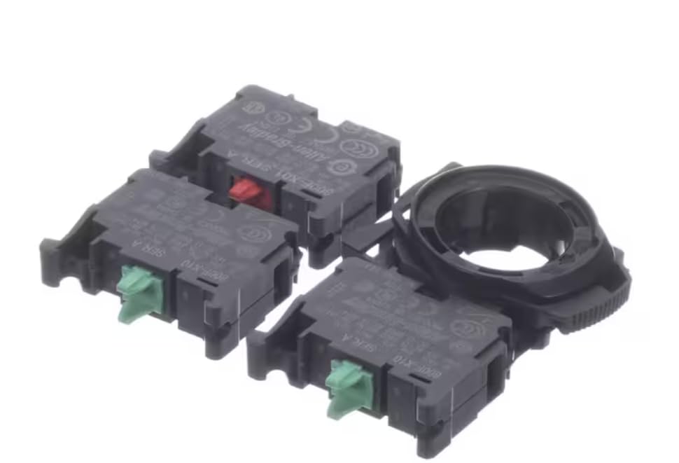 Fits Vogt Ice 22325 Contact Block/Mounting Latch Kit, 2 Normally Open & 1 Normally Closed for P18XT Series, P118F Series, P112F Series