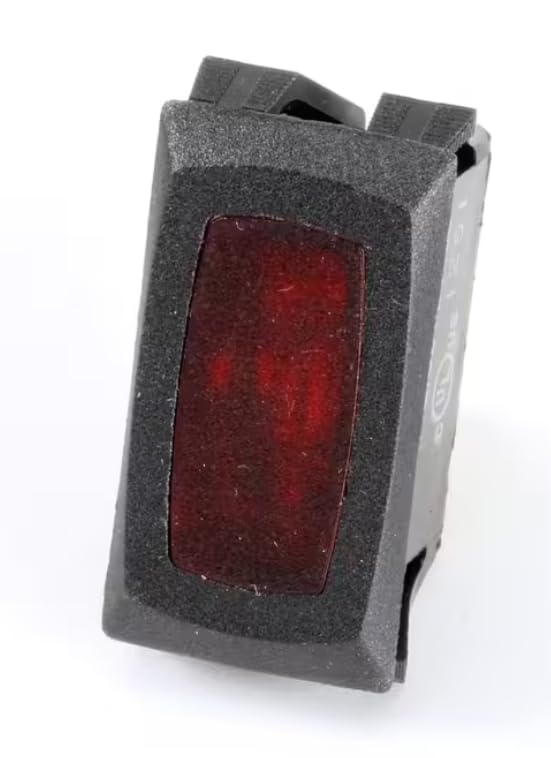 Fits Groen 250V~.5W I25I Indicator Lamp 250V, Red for XS-208-6-1, XS-208-14-3, XS-240-12-3