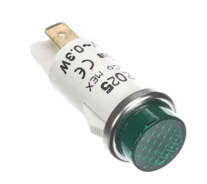 Fits Crown Steam 2025 Indicator Light, Green, 125 VOLT for CB-E, CB-G, CB24-140G