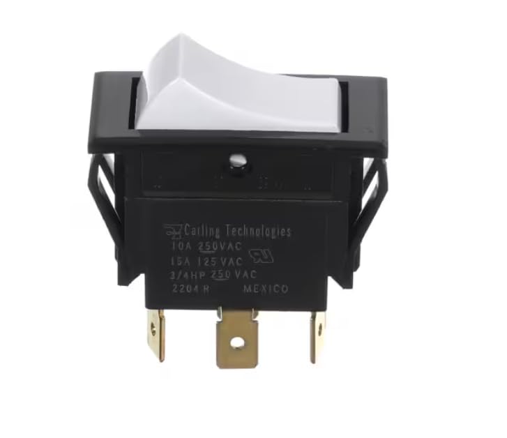 Fits Pitco 2204R Switch, Rocker, DPDT