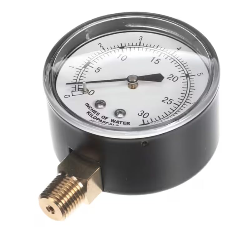 Fits Middleby O90268 Gauge, 0-30 Inches of Water