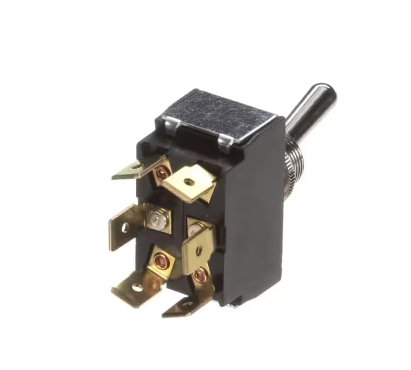 Fits Champion 1547 R 10A 250VAC 15A 125VAC 3/4HP 250VAC Switch, Toggle, DPDT for 1000 Series HT, 1000 Series LT, 40KB