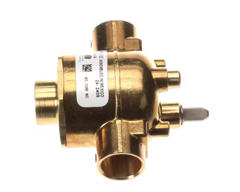 Fits International Environmental Corporation VM3212E 713084-05 24-2409 Zone Valve, Modulating, 3-Way, 1/2" Sweat, 2.0 CV for 51QFB318300, 51QHA324300, 51QFA212320