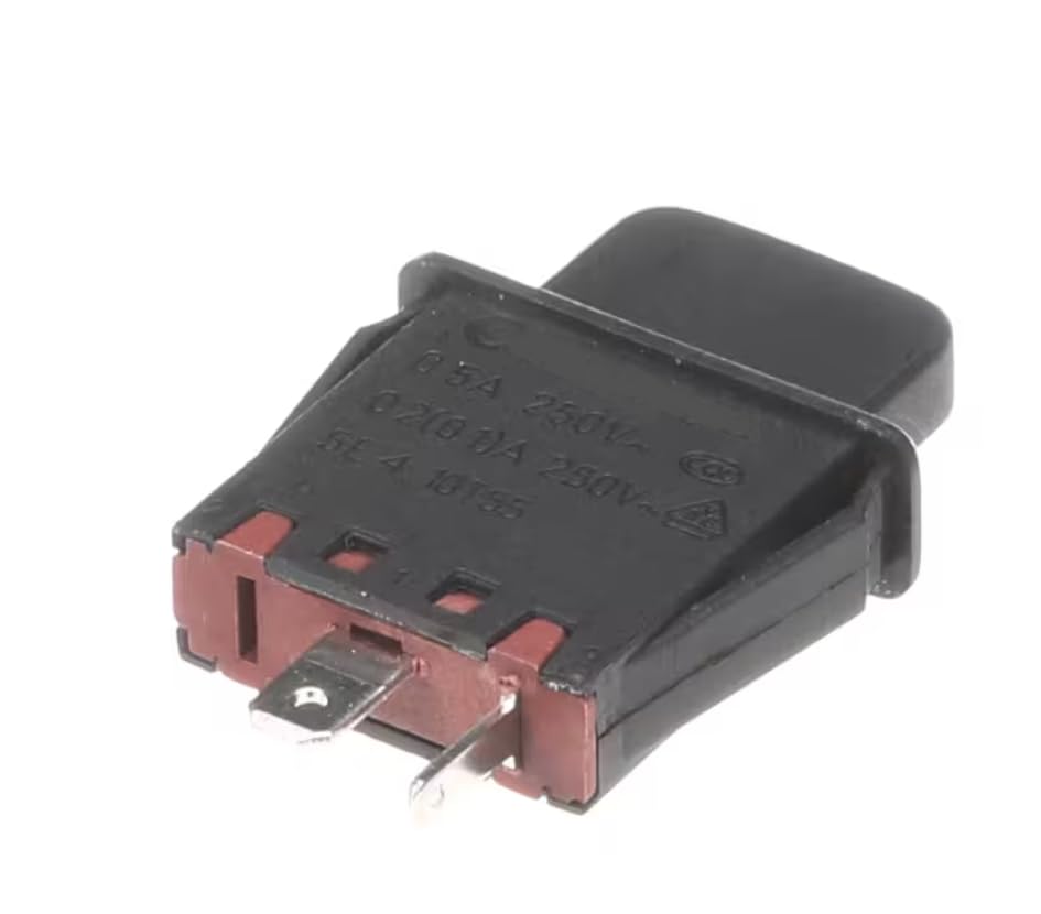 Fits Summit Appliance KAN3-8 U 0.5A 250V~ D 2(01) A 250V~ 5E4 10T55 Switch, Door, Plunger Style, Magnetic, 0.5/0.2(0.1) A, 250V, Black