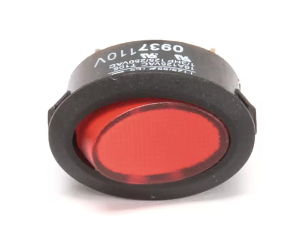 Fits Star 0937 T105 Switch, Oval, SPST, 250V, 10A