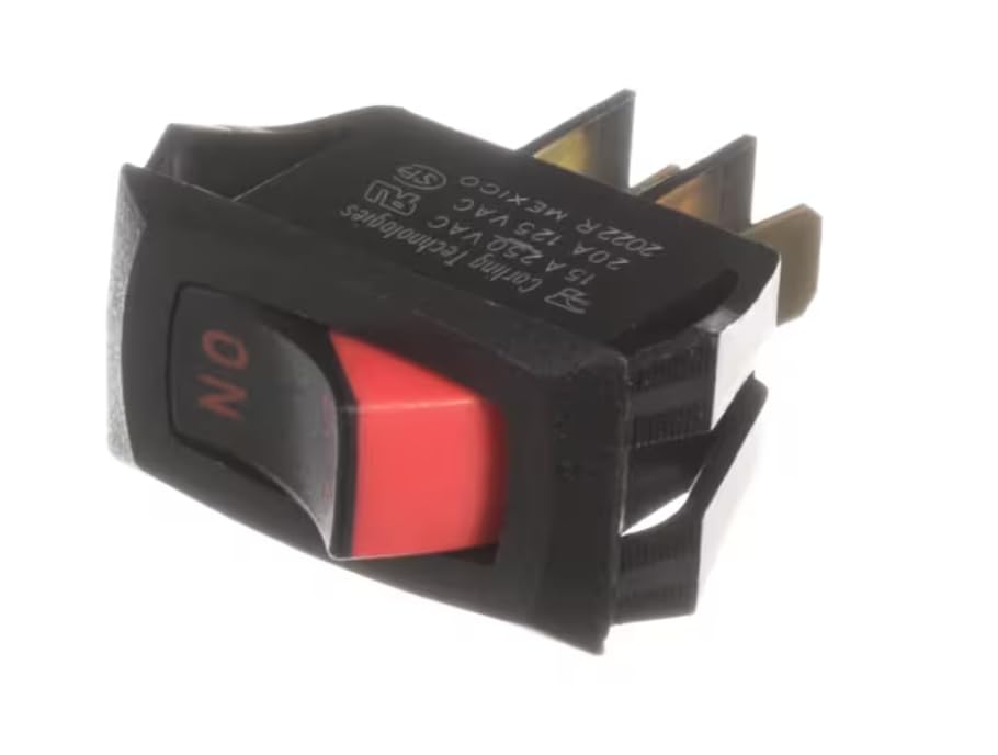 Fits Taylor 15A 250VAC 20A 125 VAC 2022 R Switch, Rocker, SPST, On/Off