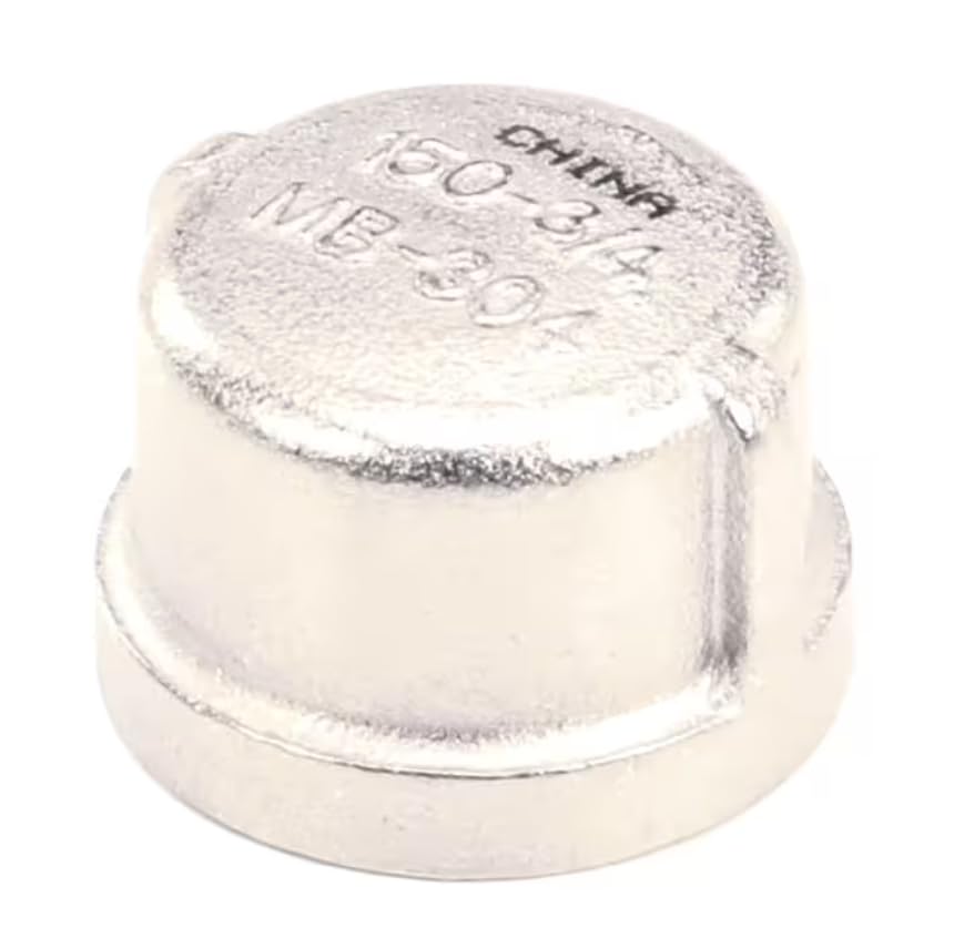 Fits Champion MB-304 Pipe Cap, 3/4" NPT, Stainless Steel for 90FFPW, 70DRFFPW, 100 PRO