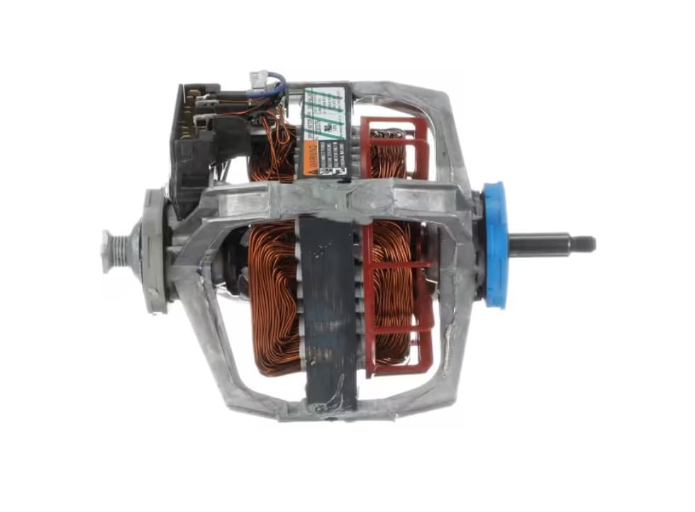 Fits Whirlpool L21AF Drive Motor with Belt Pulley, 120V, 60HZ, Dryer for ALG956EAW, MDE5806AZK, MDET446AZW