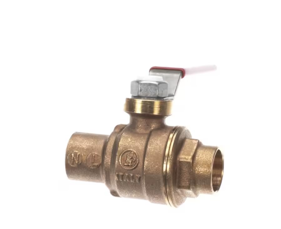Fits LVO 800 SERIES 61-G 10F612 Ball Valve, 1/2", Rinse/Fill for CL10, FL10, FL14