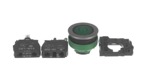 Fits Champion .23025 .23383 Switch Assembly, Flush, Push Button, Green, Illuminated