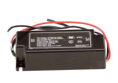 Fits Master-Bilt LPS20W-24-C0630 IP65 E363729 Power Supply, 90-305 to 24VDC, 50/60HZ
