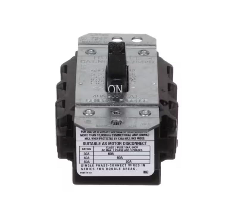 Fits Duke 724F D59519-02 H20 Switch, Motor Control, 40A, Hubbel #Hbl7842 for Aerohot Series, TEHF Series