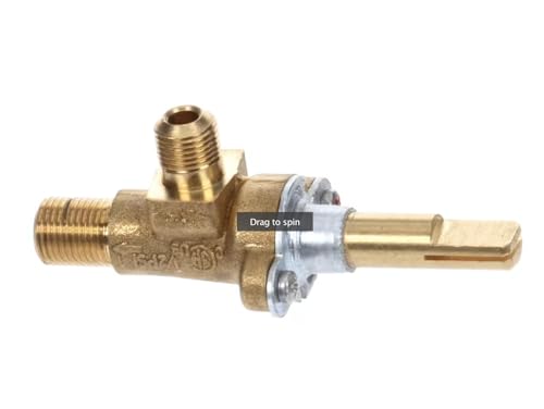 Manual Gas Valve – Fits Duke 49310, Red, for Natural Gas Systems
