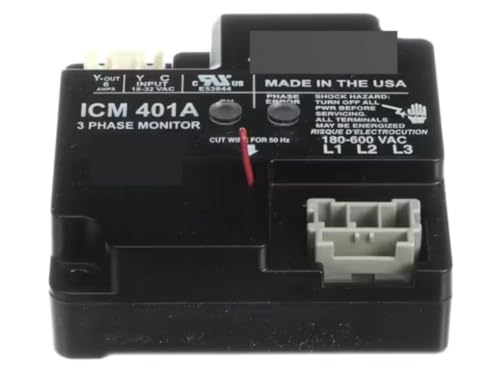 Fits Bard T53944 Phase Monitor, 50-60Hz, 3 Phase, 180-600VAC