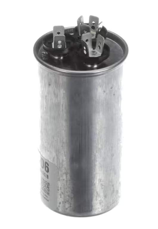 Fits Rheem 32192574 C22.2 NO. 190 Serie 0010 Capacitor, Dual, 35 + 5 uF, 440V, 50/60HZ, Round for RA1324AJ1NA, RA1418AJ1NA, RA1424AJ1NA
