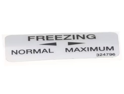 Fits Stoelting 324796 Decal, Freezing, Normal/Maximum for 217-109G, 217-18G, 217-309G