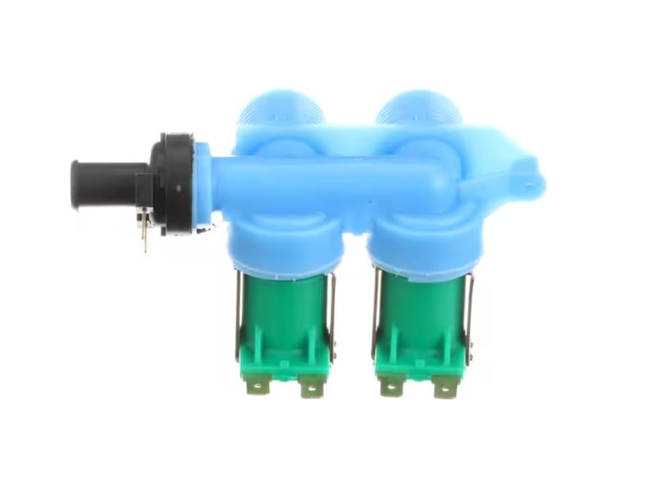 Fits Whirlpool 357C1 1-T 2724850 Solenoid Valve with Thermistor, Water Inlet, Dual Coil, Washing Machine for CAH4205AWJ, CAH4205AWW, MAH5500BWQ