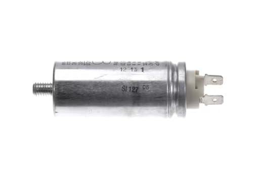 12 13 1 SI 127 06 A00194401 Capacitor, Motor, Round, 8µF, 420/500VAC, 60Hz for FGID2474QF3B, FGID2474QF4B, FGID2474QF5B