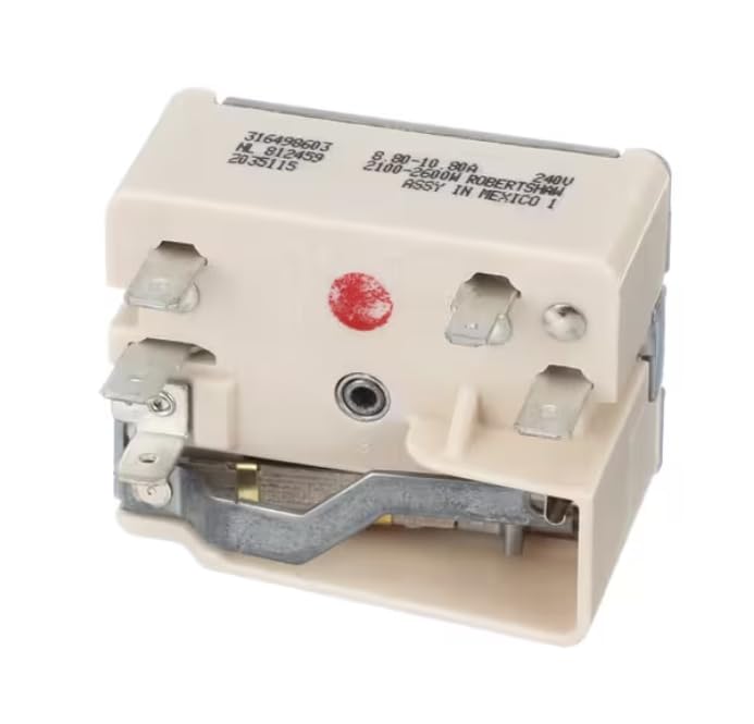 NL 812459 2035115 8.80-10.80 Inifinite Switch, Large Burner for FEF303CWH, FEF303HWA, FEF303HWB