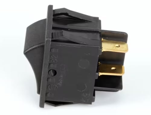 Fits Fagor Commercial 82.XX.8 16(6)/ 250~10(4)/250~5E4 T125/55 Black Run Button, Up, Rocker Switch for LVC-21