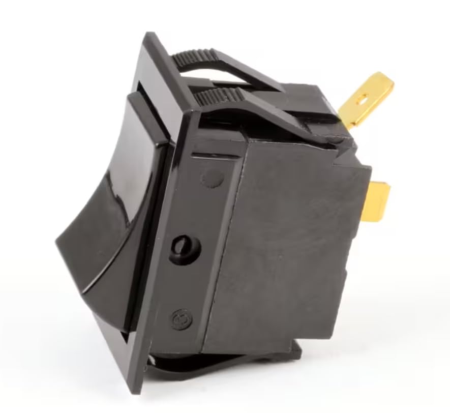 Fits Southbend Range 1202 R 10A 250VAC 15A 125VAC 3/4HP 125-250VAC Switch, Rocker, SPST, Momentary for SLGS-22SCCH, GB-15CCH, EB/20CCH