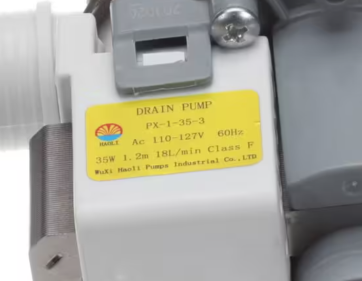 Magic Chef PX-1-35-3, Drain Pump, 110-127V AC, 60HZ, 35W, Class F