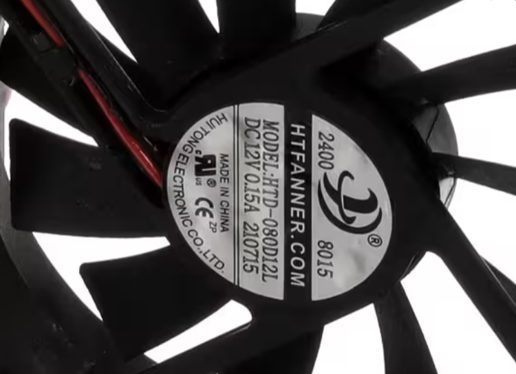 Magic Chef HTD-08D12L, 12V DC, 0.15A, Axial Fan, Evaporator, Wine/Beverage Cooler
