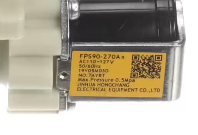Magic Chef FPS90-270A, 7AYBT, Solenoid Valve, Water Inlet, 110-127V AC, 50/60HZ