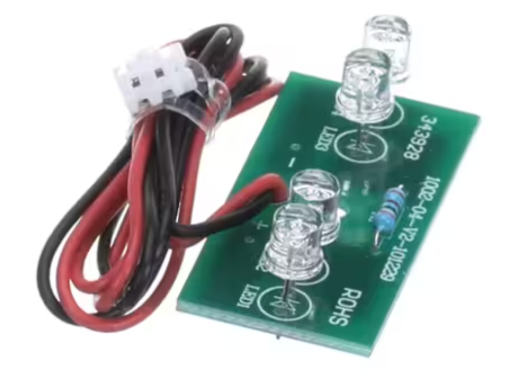 Magic Chef 1002-04-V2-101229, 343928, LED Light Board, Lower, for MCWBC77DZC/BTWB530ST1