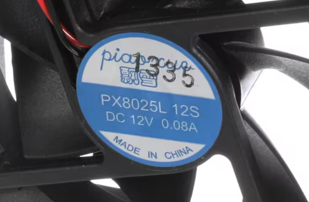 Magic Chef PX8025L 12S, Axial Fan, Cooling, 12V DC, 0.08A for MCWC12B