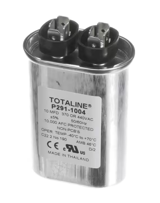 Carrier HVAC P291-1004 Capacitor, Run, Oval, 370/440 Volt, 09DE 016 710 09DE 016 720 09DE 044 100 09DE 044 510 09DE 044 600