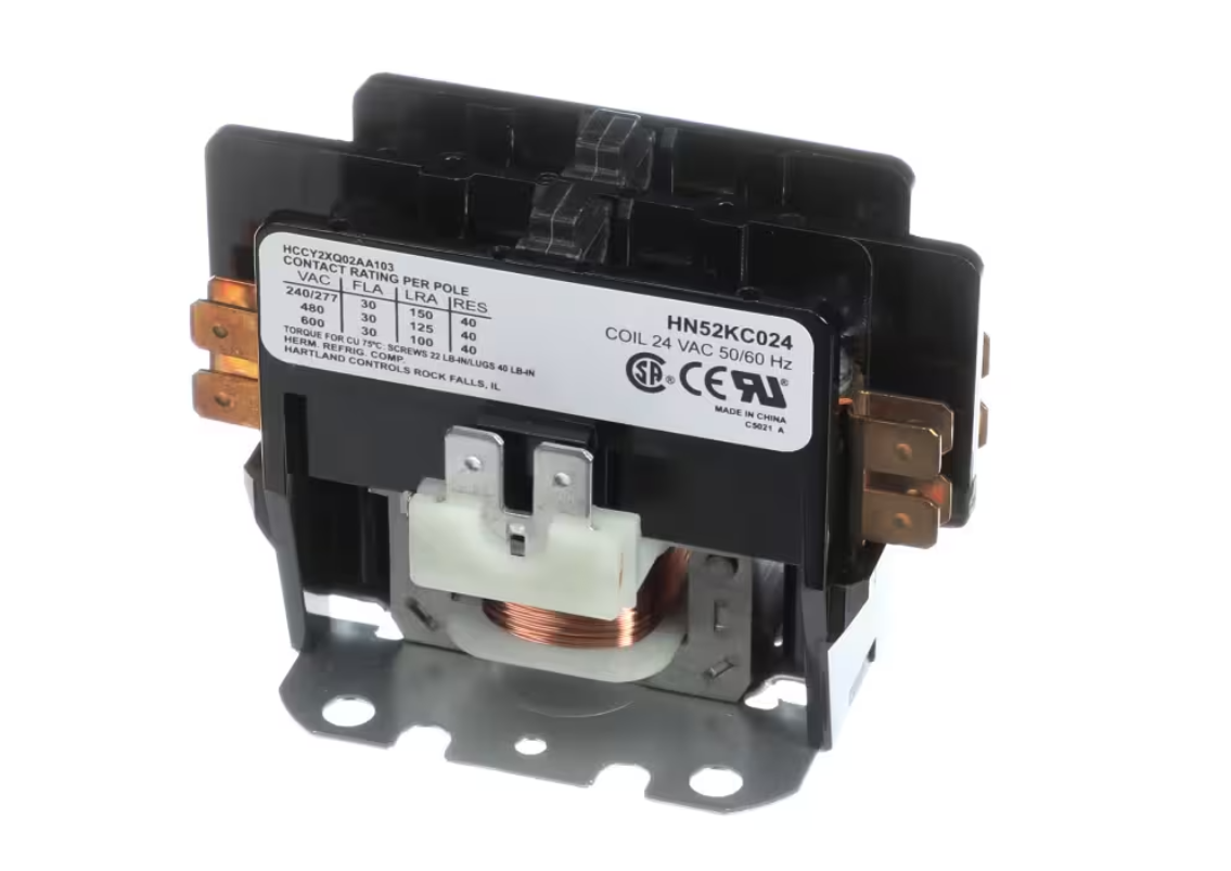 Carrier HVAC HN52KC024 Contactor, 24 Volt Coil, 50/60HZ, 40 Amp 2 Pole 09BY 006 N601 09BY 008 N601 09BY 012 N601 09BY 014 N601 09BY 016 N601