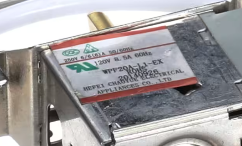 Magic Chef WPF20A-L1-EX, 20140926, 120-250V, 6-8.5A, 50/60HZ, Thermostat
