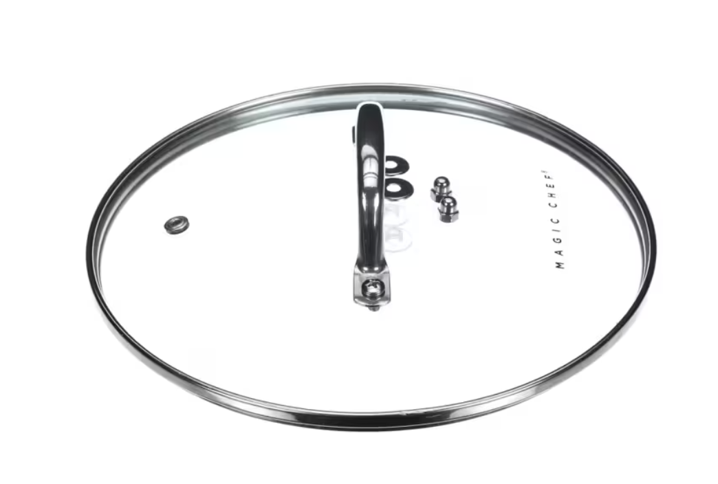 Magic Chef 7222037719 Glass Lid with Handle & Hardware, for MCSMC6B Multi-Cooker