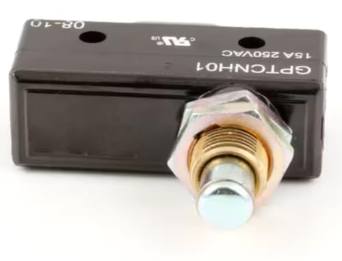 Fits Tri-Star Manufacturing 15A 250VAC 08-10 Switch, Door Plunger, 20A, 250VAC, Convection Oven for TSCV-1, TSCV-1-1W, TSCV-1-2W