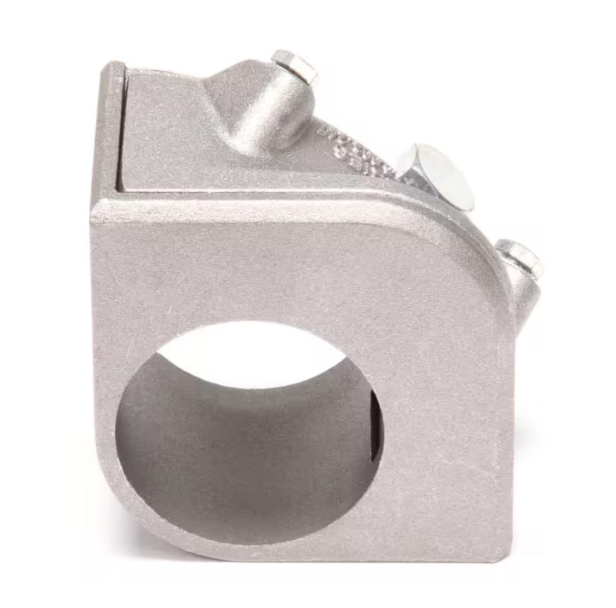 A37 5.002.247 Undershelf Corner Bracket, 1-5/8" Legs, Brushed Aluminum