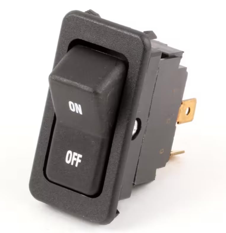 Fits Groen 0905 10A 250VC 15A 125VAC 3/4HP Rocker Switch, On/Off, DPST for CNGB-24, CNGB/3-24, HY-10SE