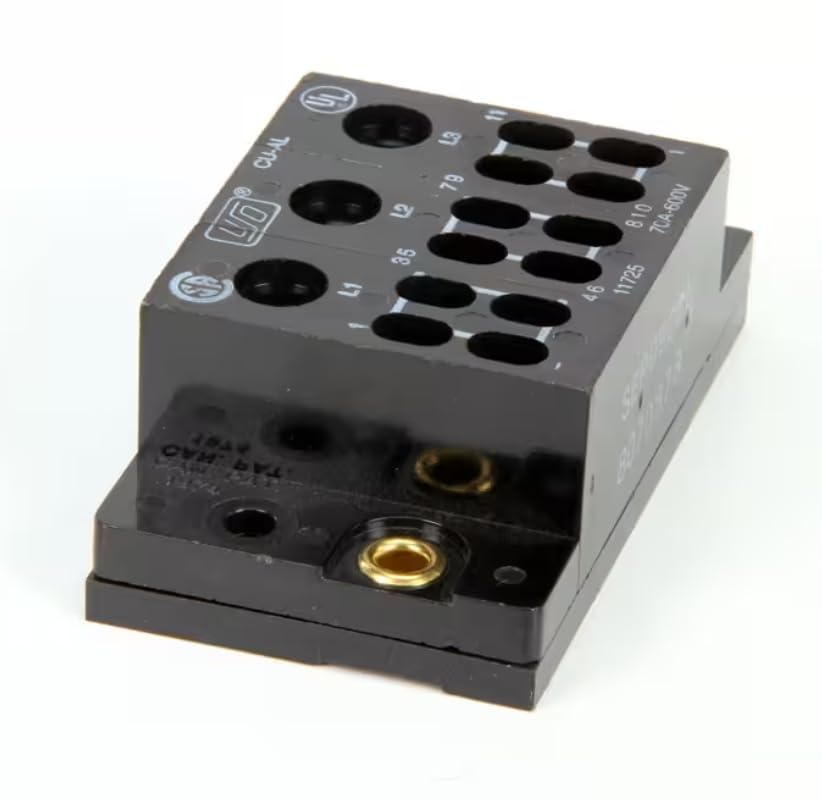 Fits Frymaster 1974 SEP09CCI 810 70A-600V Terminal Block, 3 Lug, 12 P, Electric Cookers for 8SMS, FPH117, 8BCSD