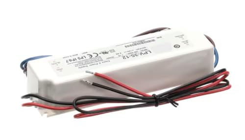 Fits Continental Refrigeration HB68E27204 MW01 Power Supply, 100-240VAc to 12VDC, 35W, 50/60HZ