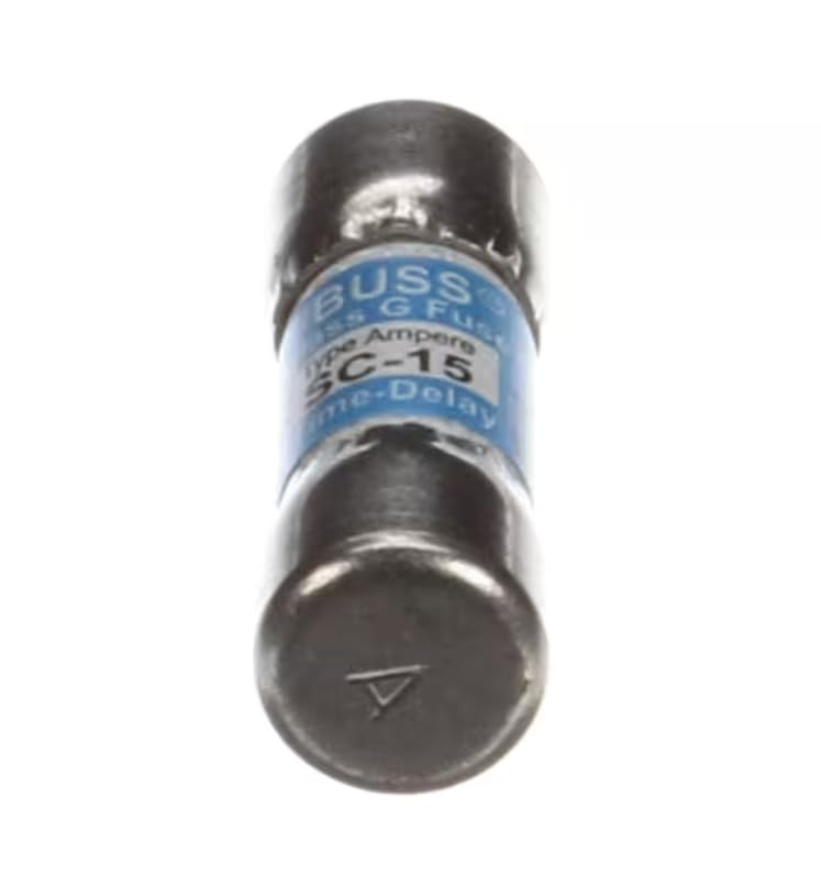 Fits Bakers Pride W44 Fuse, 600 Volt, 15 Amp, Time Delay