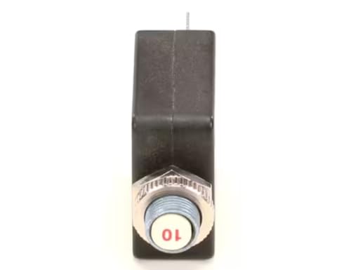 Fits Insinger AMPS 10 250VAC MAX 50VDC MAX T004 1214 Circuit Breaker, 10 Amp for Century, Clipper, Clipper RC