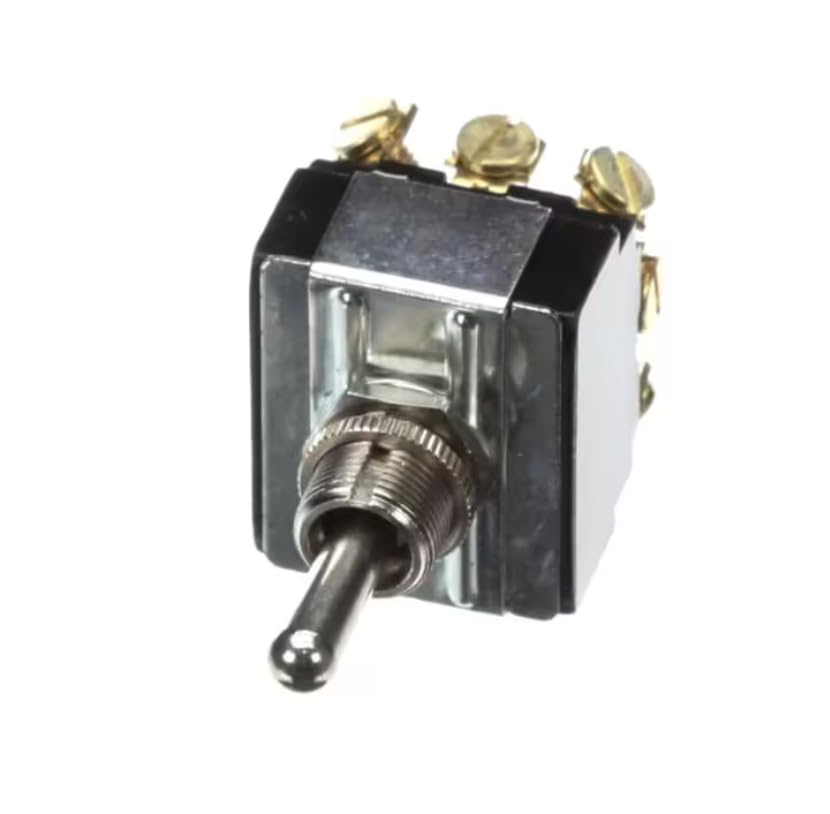 Fits Taylor 10A 250VAC 15A 125VAC 3/4HP 125-250VAC 1,2,3-Phase 1837R Toggle Switch, On/Off/On, 3PDT