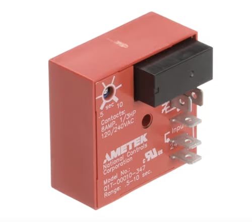 Solid State Delay-On-Make Relay 8A 1/3 HP 240 VAC – Fits Ultrafryer Q1T-00010-347 (B‑IR‑18 Series Controls)