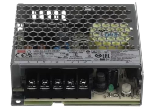 Fits TurboChef 13252(Part 1) 2010/60950-1:2005 R-41179035 Power Supply, Input 100-240VAC 1.25A, Output 12VDC 6A for HHD-1002B, HHD-9500-152-DL