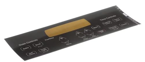 191D6216P003 538123 7 REV. 3 Overlay/Touchpad, Black, Wall Oven