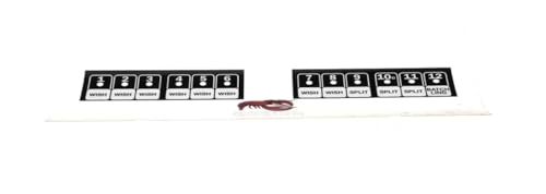 Fits Pitco A6110201 A Control Panel Overlay, Wishbone & Splits, SSPG14
