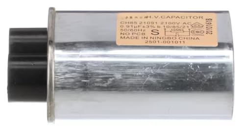 CH85 21091-2100V-AC V00480 EN61270-1 Capacitor, 0.91UF, 2100 Volt, 50/60HZ, Microwave for CVM2072SM1SS, CVM2072SM2SS, CVM2072SM3SS