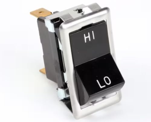Fits Blodgett 1012 R Rocker Switch, Hi/Lo, SPDT, Black for Mark V KFC, Mark V Series, Mark V-100